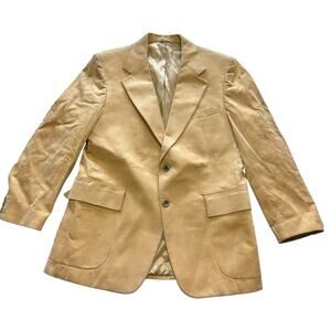 Countess Mara Custom Ultra Suede Mens Beige Suit Jacket